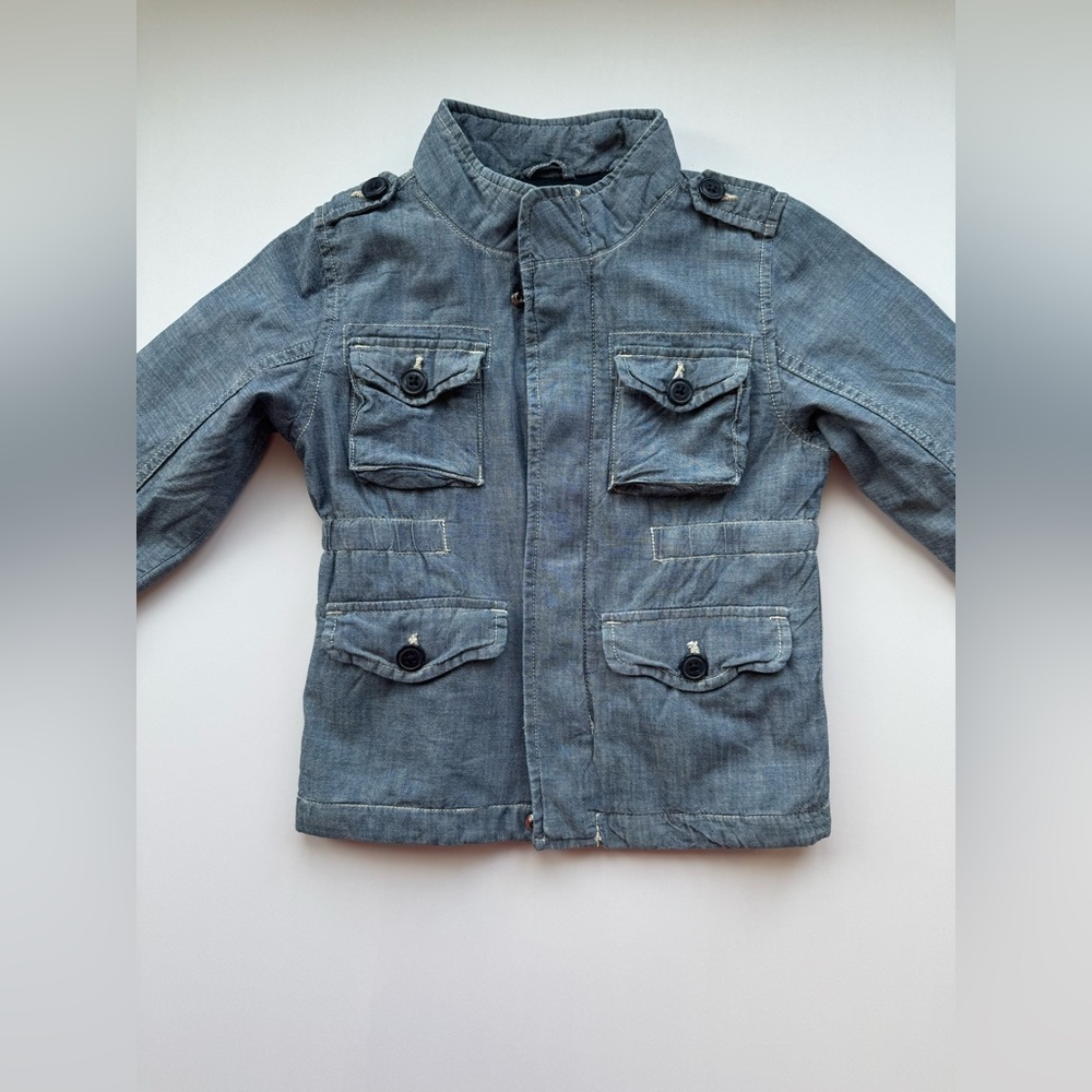 GAP 3 Toddler Denim Jean Jacket, lined
